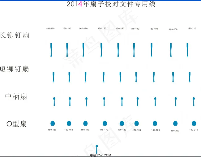 广告扇模版版线cdr矢量模版下载