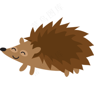 卡通可爱北极熊圣诞元素花环动物PN...