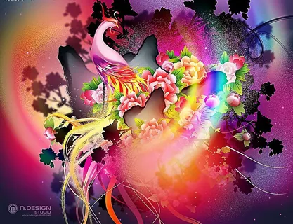 抽象视觉插画图片 抽象视觉插画图片