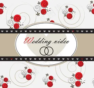 婚礼邀请卡图片