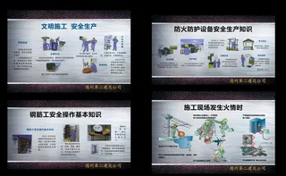 工地安全教育挂图