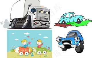 卡通汽车素材图片