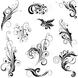 植物纹样装饰图案