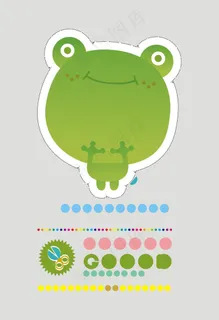 青蛙印花图案