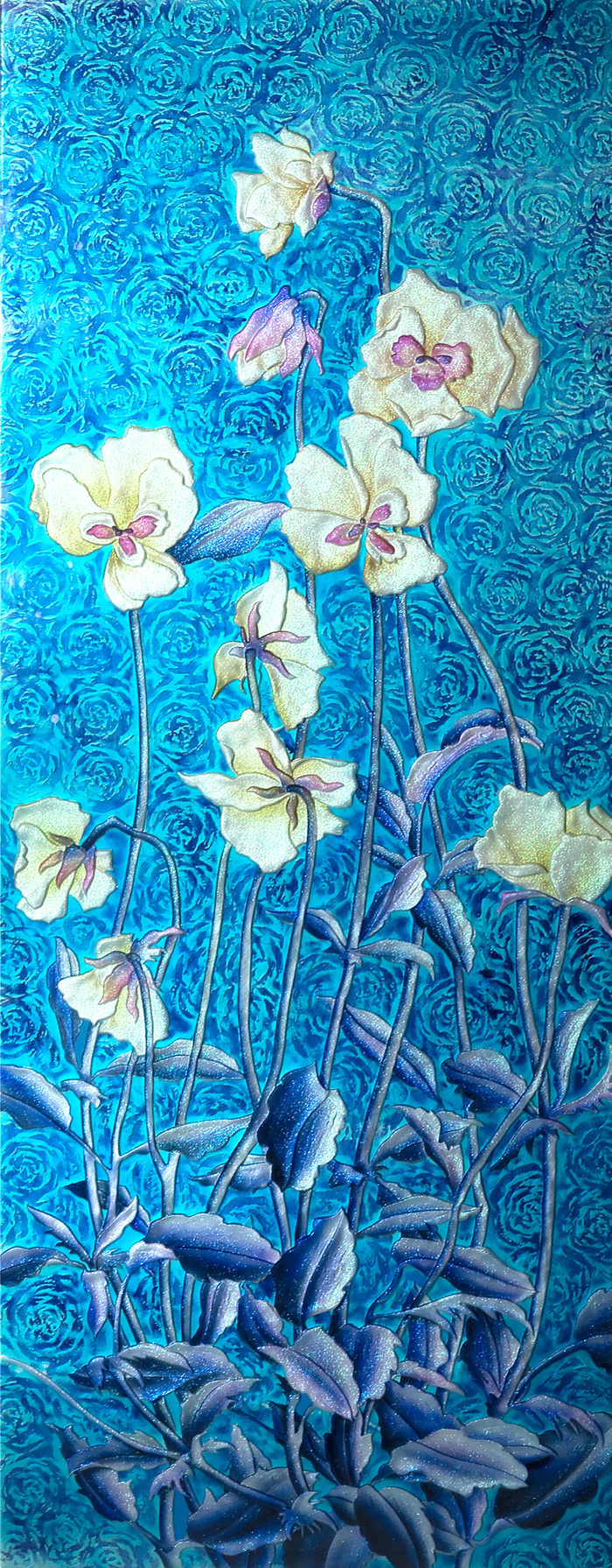 花卉花朵移门图片