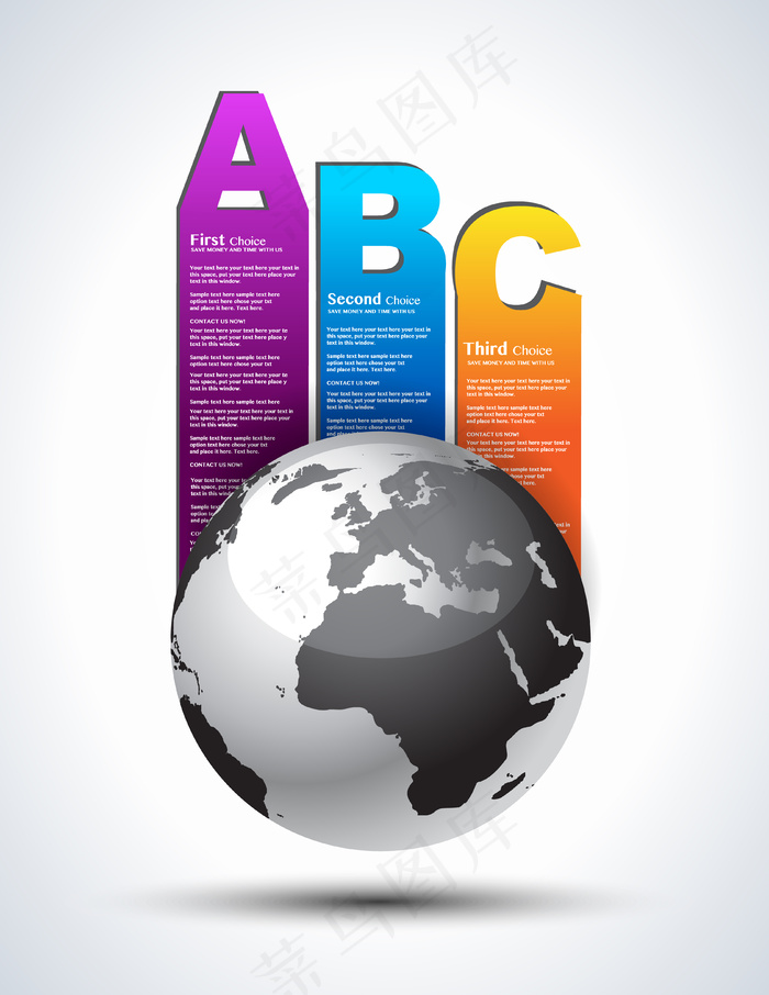 信息丰富多彩的图形矢量素材04图
