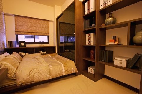 中式风格卧室效果图