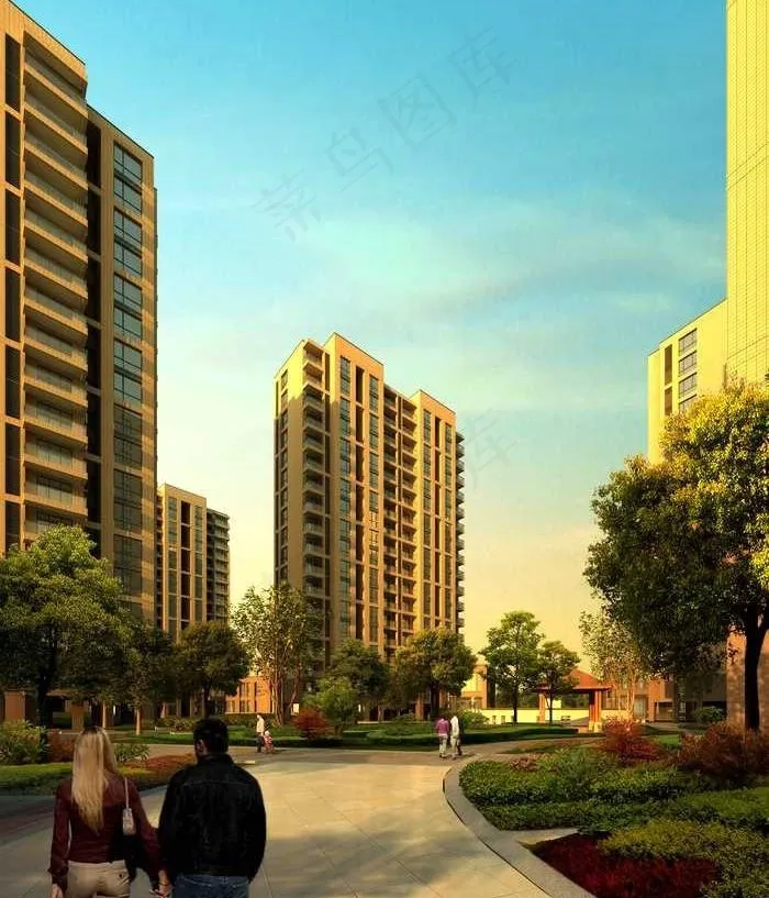 高档住宅小区图片