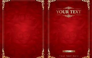 欧式金色高档花纹背景图片