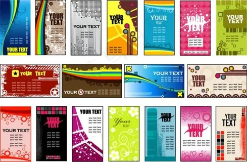 名片矢量背景素材