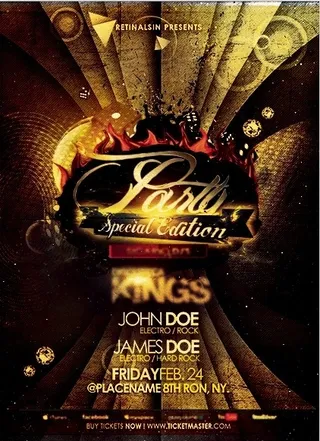 独家夜店 火爆海报 花纹英文 海报...