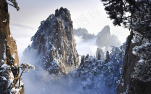 唯美意境雪山风景无尽遐想