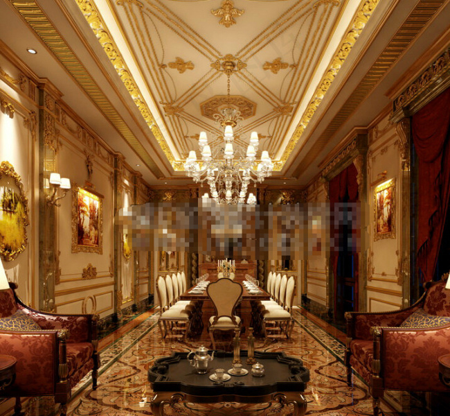 酒店宾馆大堂大厅3dmax模型模板...