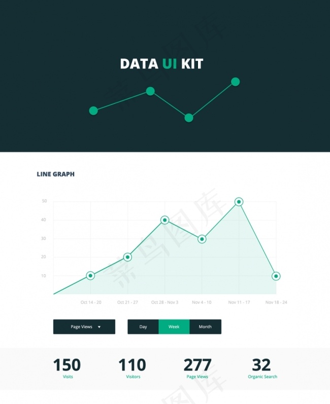 数据图表UI素材