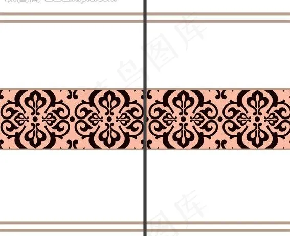简约移门图案psd模版下载
