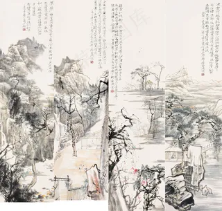 水墨古风装饰画