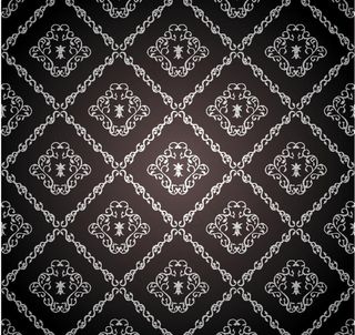 欧式黑白花纹图片