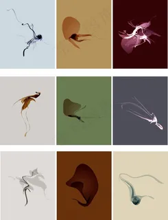 特殊 抽象 水墨