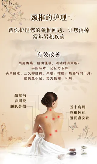 养生护理海报宣传设计
