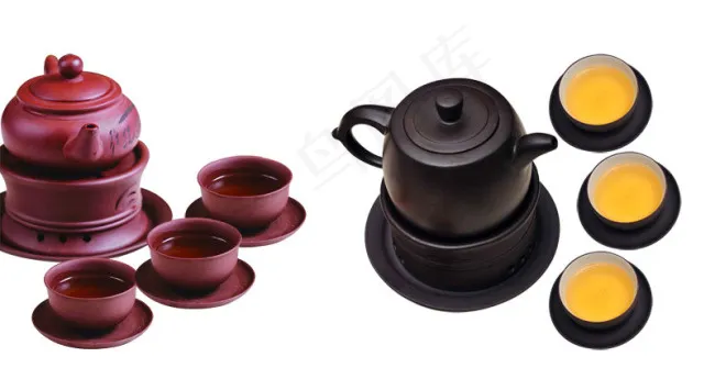 茶具茶杯PSD素材psd模版下载