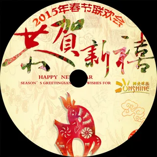 年会光盘盘面图片