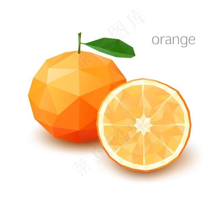 桔子橙子水果设计图片
