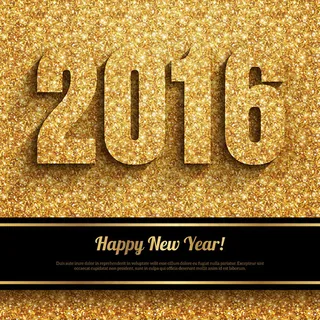 2016新年元素设计矢量素材