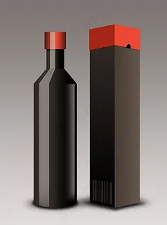 空白酒包装盒图片