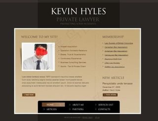 咖啡色网页界面flash网站模板