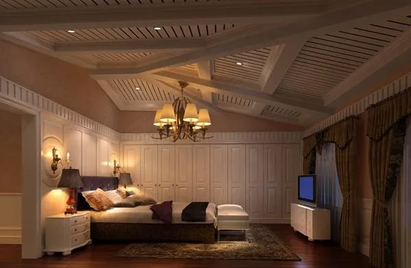 欧式卧室模型图片