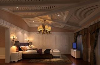 欧式卧室模型图片