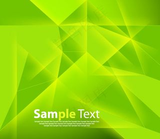 绿色棱镜多边形背景