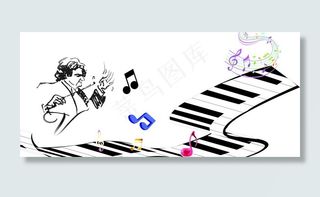 钢琴 矢量钢琴 卡通钢琴图片