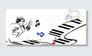 钢琴 矢量钢琴 卡通钢琴图片