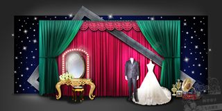 欧式婚礼迎宾区