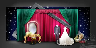 欧式婚礼迎宾区