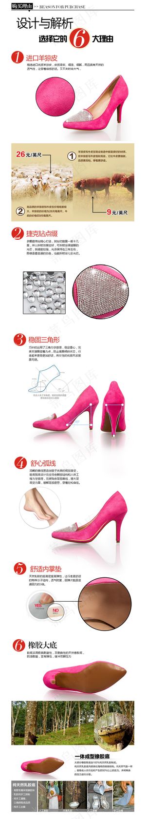 淘宝女鞋详情PSD