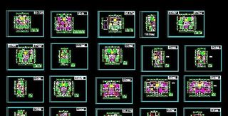 多层住宅20种户型图