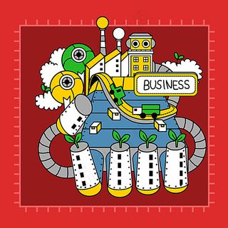 机器人插画