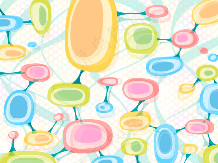 2款抽象椭圆背景图片素材