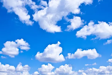 蓝天白云青悠悠 湛蓝色 背景素材 蓝天白云青悠悠 湛蓝色 背景素材
