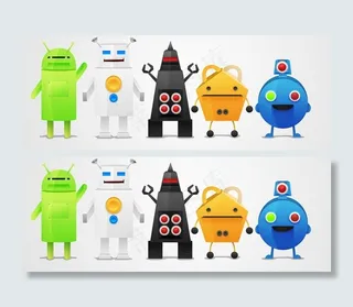 可爱卡通创意玩偶个性色彩素材图片