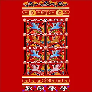 吉祥中国古典花纹矢量起重机