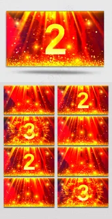 震撼跨年倒计时视频素材