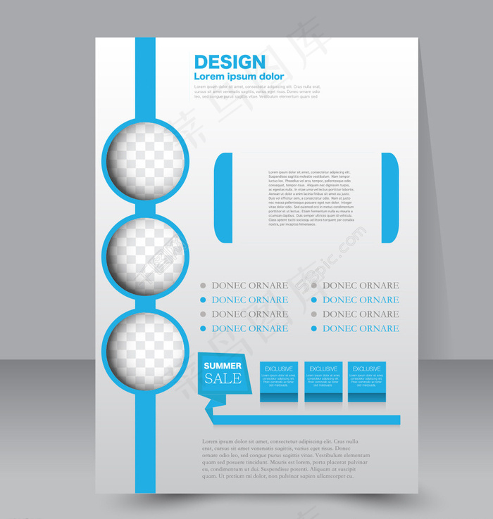 宣传单封面图片eps,ai矢量模版下载