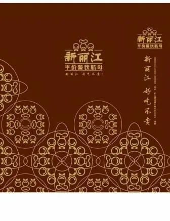 新丽江纸兜设计图片cdr矢量模版下载