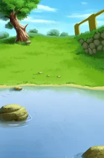 动漫风景画图片