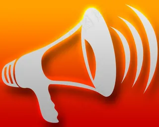 高清 小喇叭 广播 背景图片