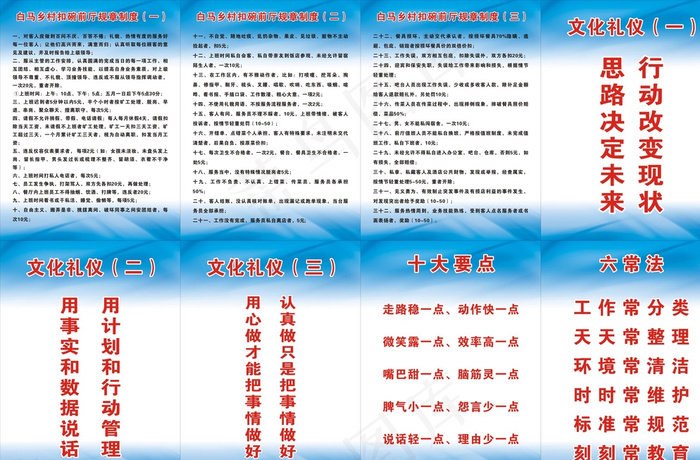 规章制度图片cdr矢量模版下载