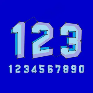 数字设计抱枕图案